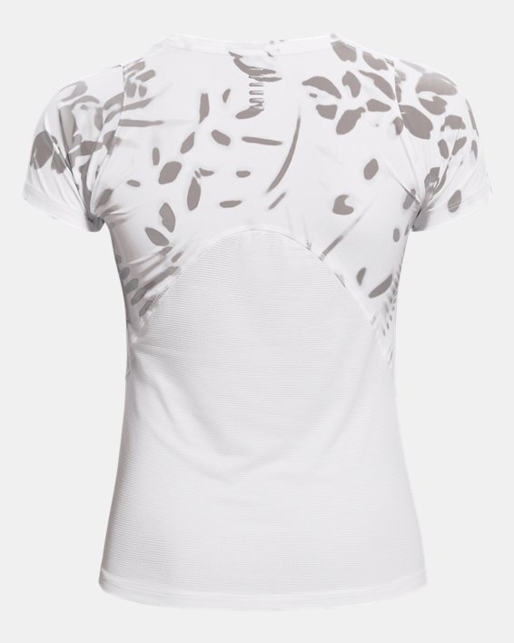 Women's UA Iso-Chill 200 Print Short Sleeve, White, pdpMainDesktop image number 5